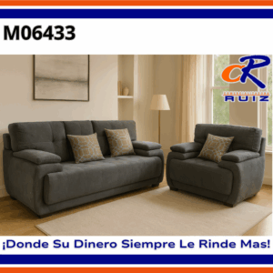 Mueble De Sala Fernanda Gris