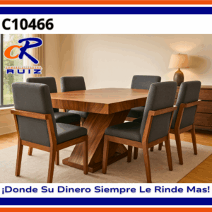Comedor De 7 Piezas En Chapa De Parota