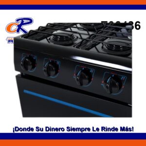 Estufa Iem 20 Negra C/gabinete