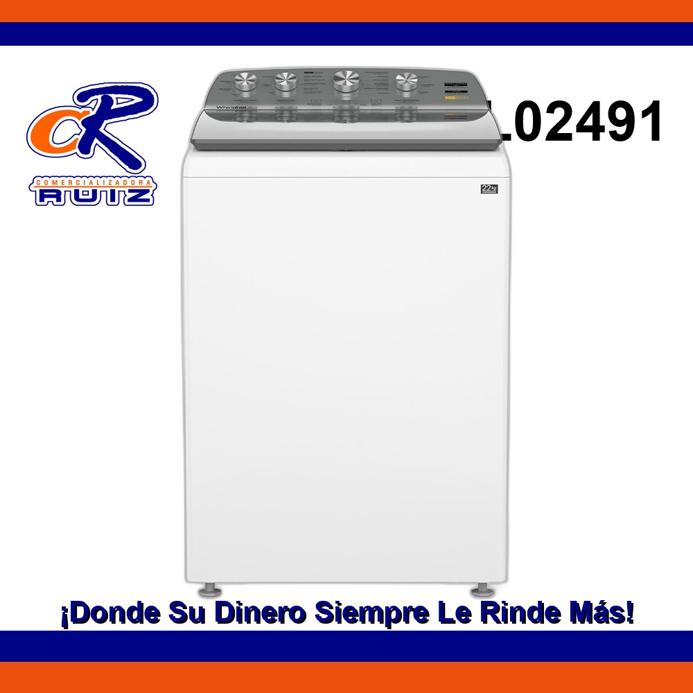 Lavadora Whirlpool 22kg T/crist
