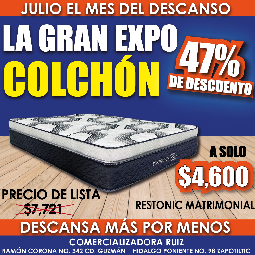 Colchón Matrimonia Restonic
