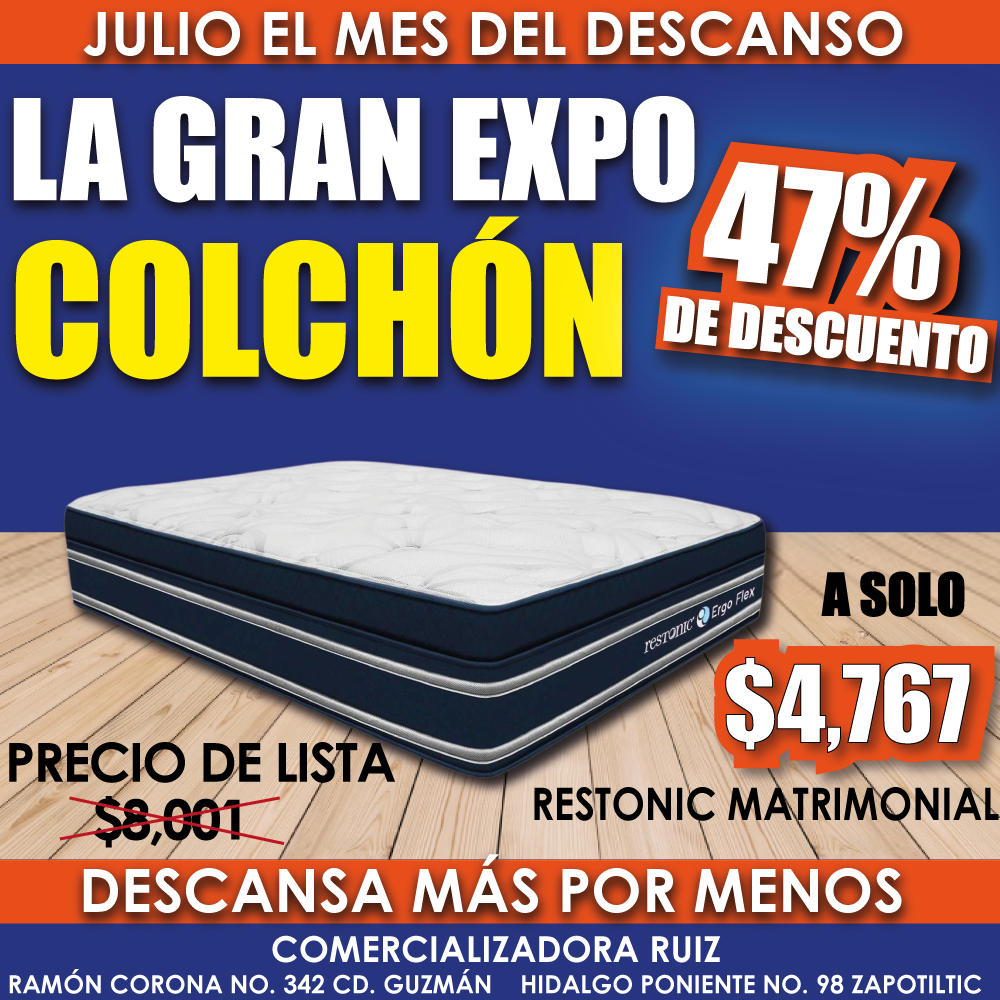 Colchón Matrimonial Restonic